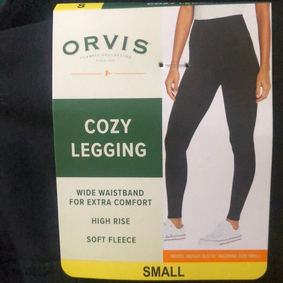 Orvis Pants & Jumpsuits New Orvis Cozy Legging Fleece Backed High Rise Poshmark
